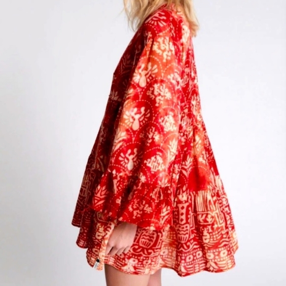 One Teaspoon Babylon Magique Mini Babydoll Dress Medium - Picture 3 of 16